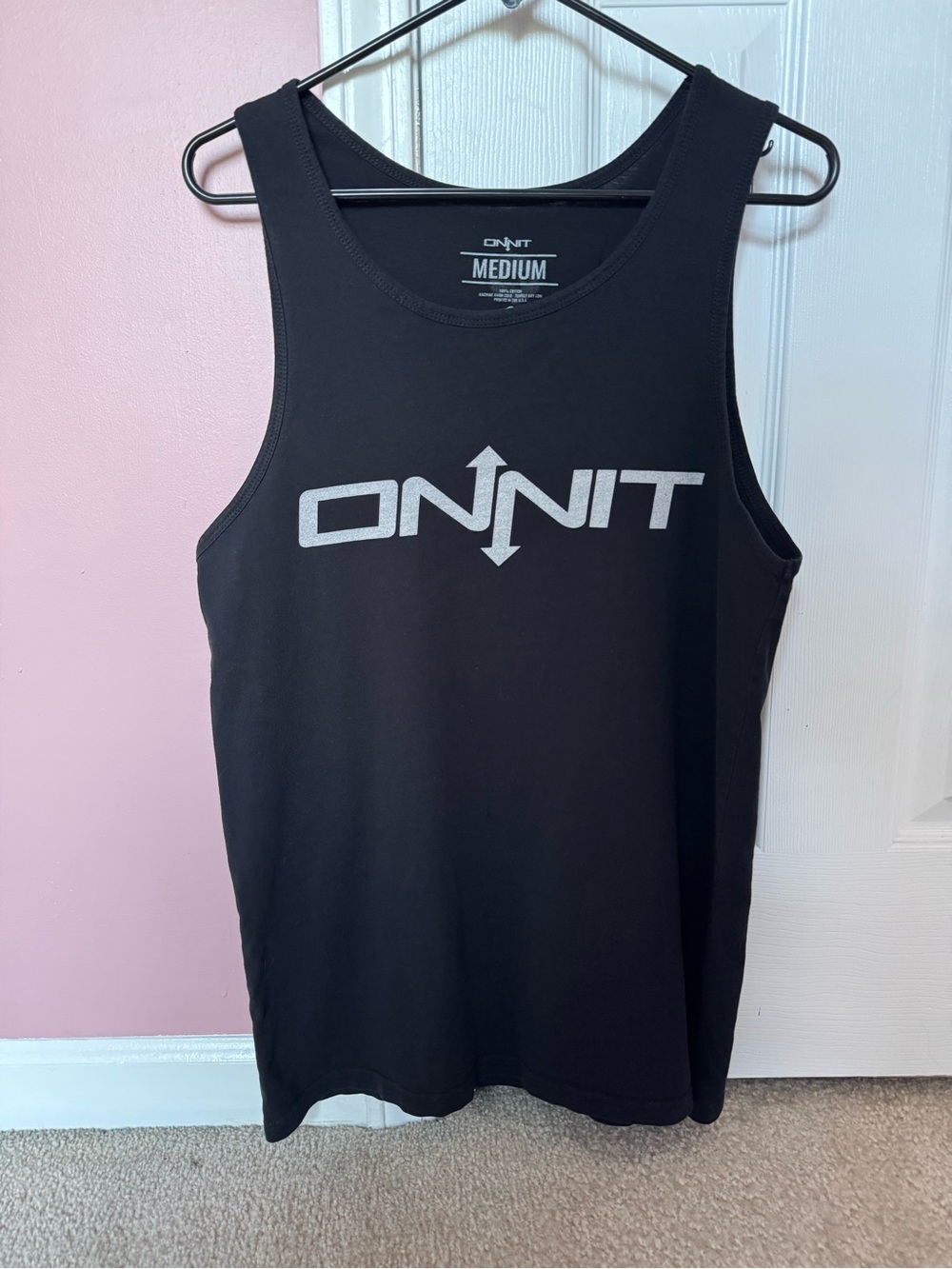 Men's ONNIT Black Logo Tank Top - Medium